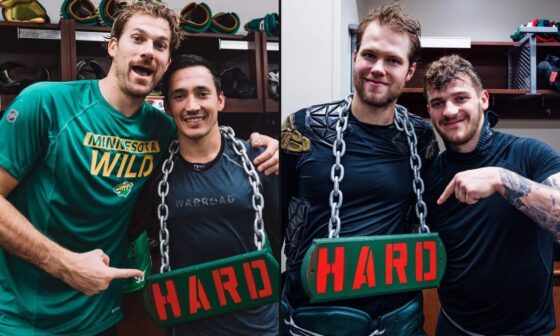 The story behind the Wild victory chain: ‘Choose your hard,’ Hartzy’s workshop and a new team attitude