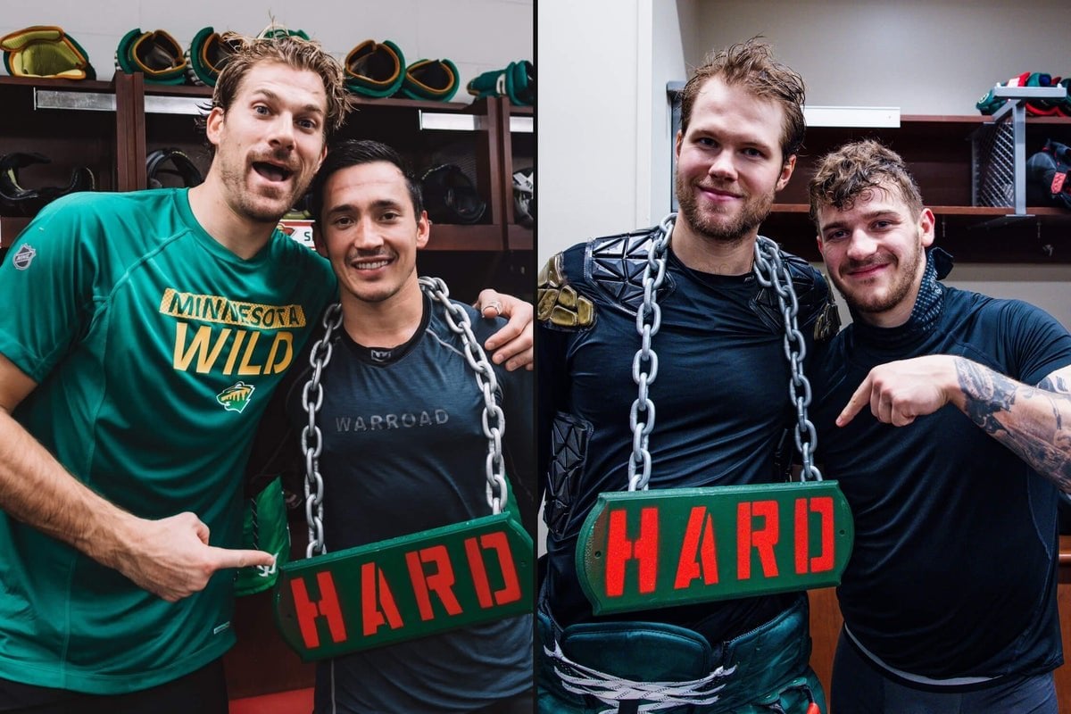 The story behind the Wild victory chain: ‘Choose your hard,’ Hartzy’s workshop and a new team attitude