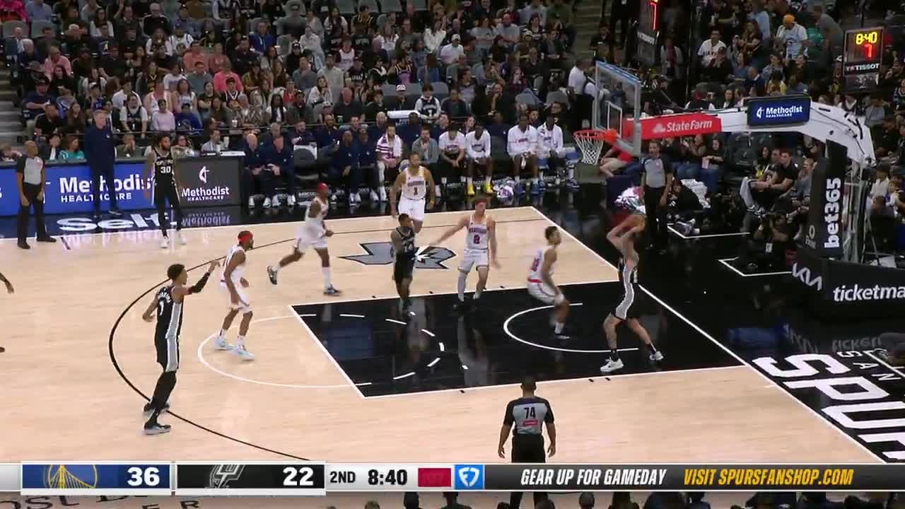 [Highlight] The Spurs draw out of the 2014 playbook