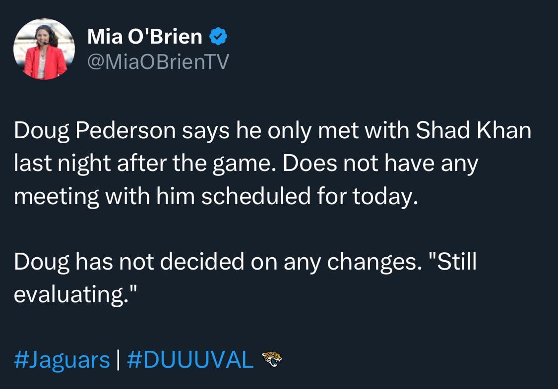 [Mia O’Brien] Doug hasn’t met with Shad today