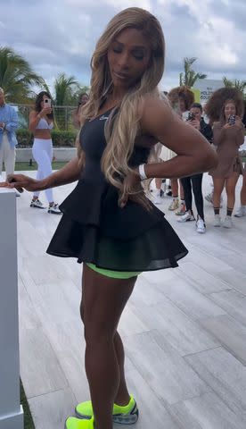 Serena Williams/Instagram Serena Williams dancing in her Instagram post shared on Dec. 7, 2024