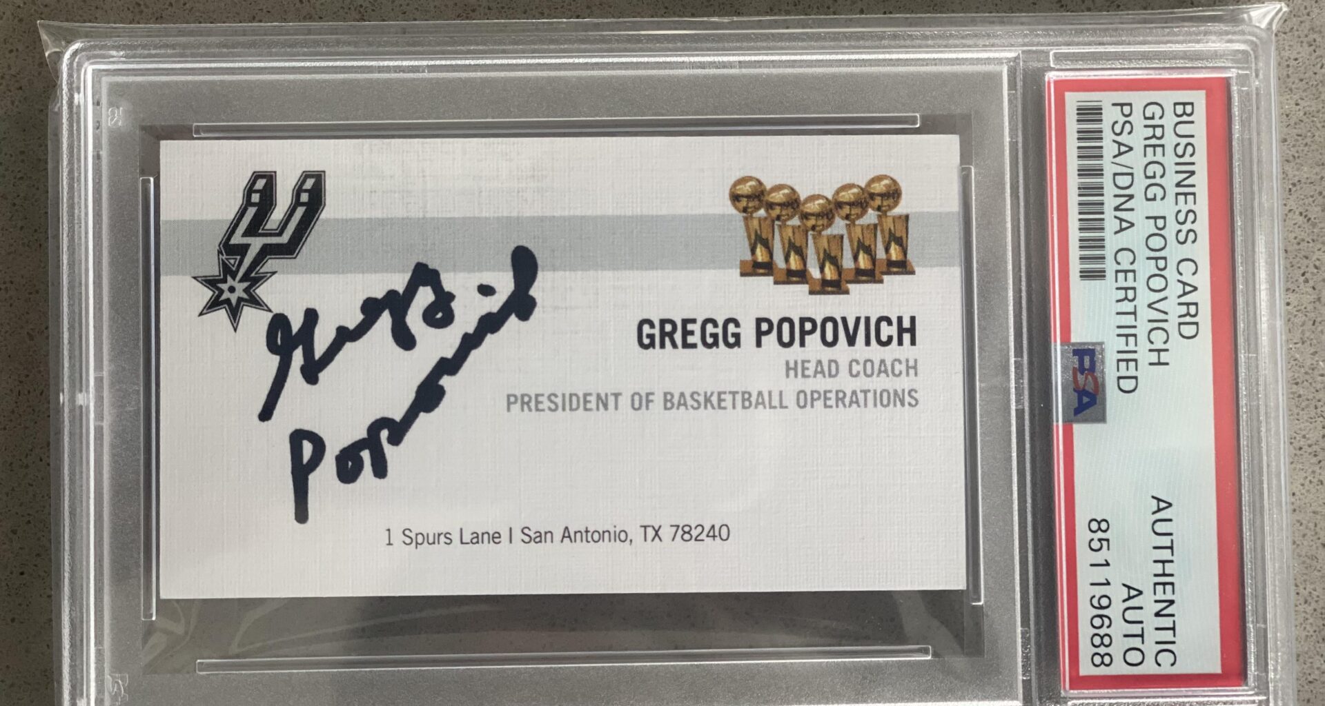 Just got this Pop autograph in the mail, been a fan for 25 years so great to own something like this