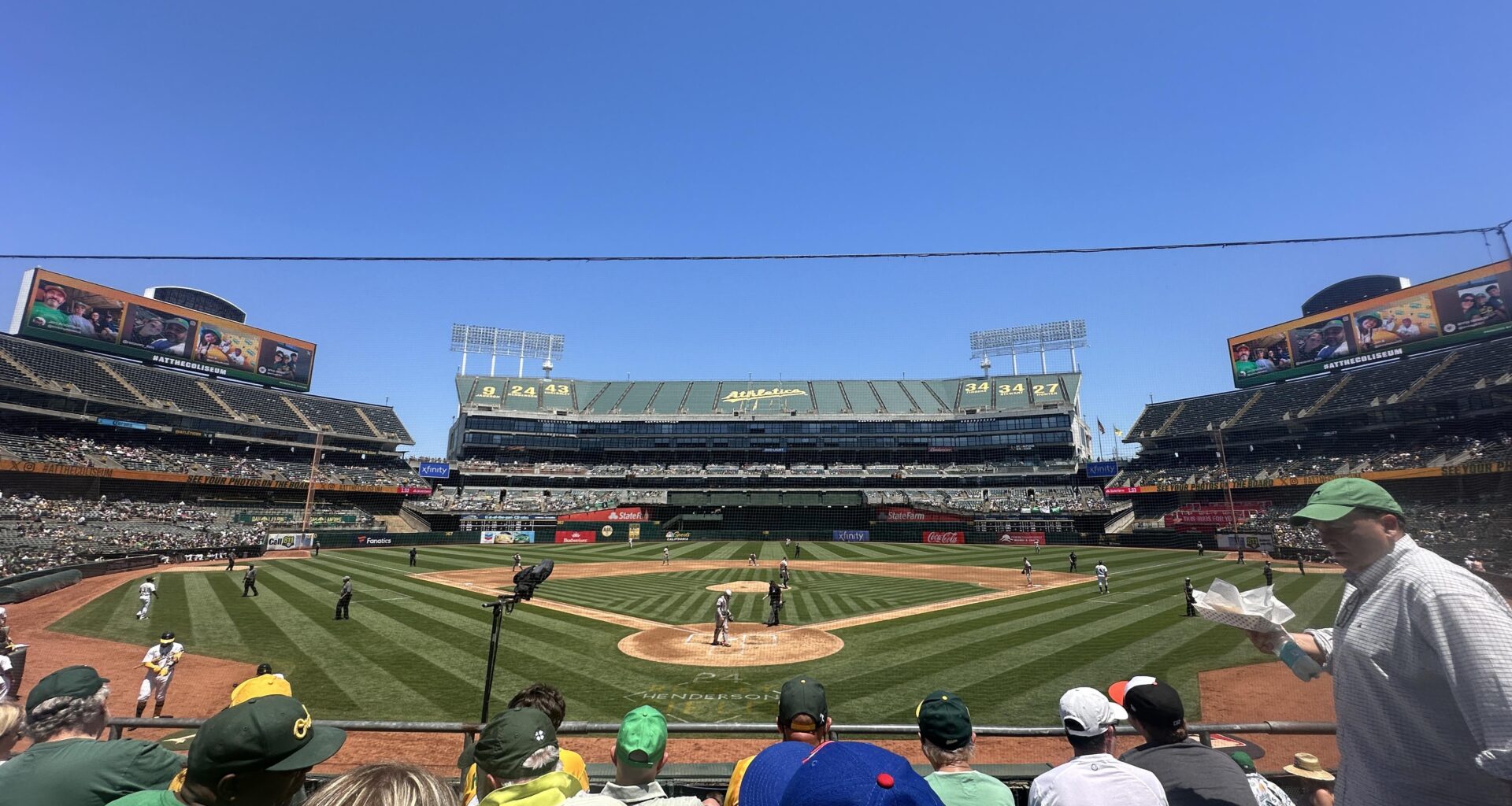 Going to miss these Coliseum summer days for Baseball