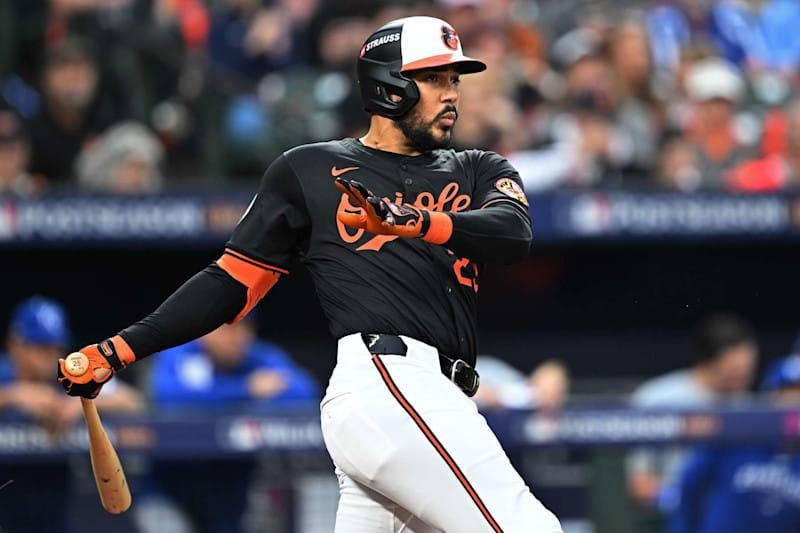 According to Erik Boland of Newsday, the Yankees are eyeing Anthony Santander and the interest is "mutual".
Last season he hit 44 HRs with a 129 wRC+ with the Orioles.