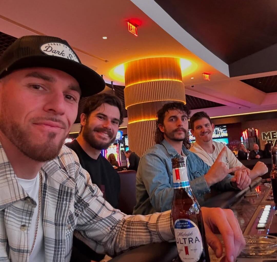 Joe Musgrove with Dylan Cease, Brent Honeywell, & Kevin Newman in Vegas