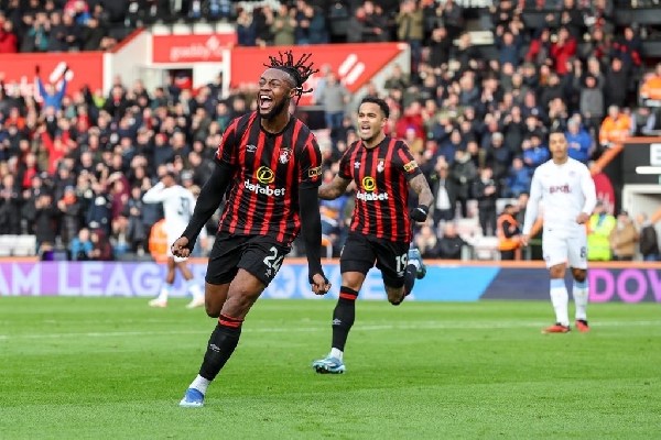 Ghana forward Antoine Semenyo makes Bournemouth return in 1-0 win against Spurs