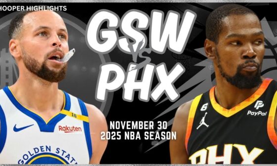 Golden State Warriors vs Phoenix Suns Full Game Highlights | Nov 30 | 2025 NBA Season