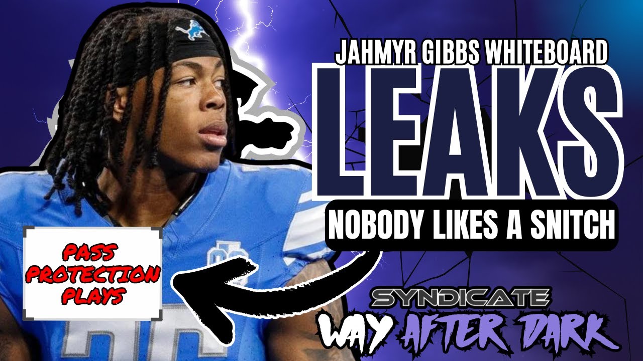 Detroit Lions RB Jahmyr Gibbs SNITCHED ON During Press Conference For PLAYCALL LEAKS