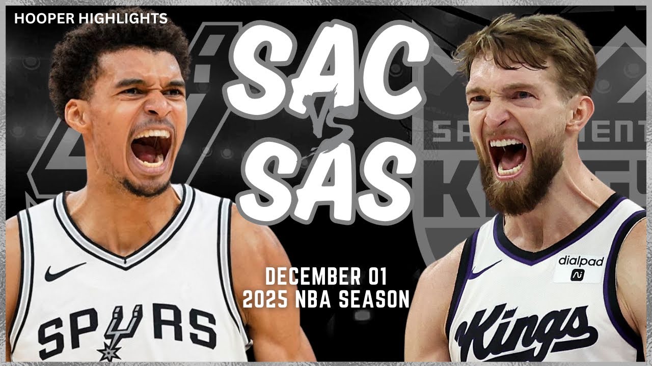 Sacramento Kings vs San Antonio Spurs Full Game Highlights | Dec 1 | 2025 NBA Season