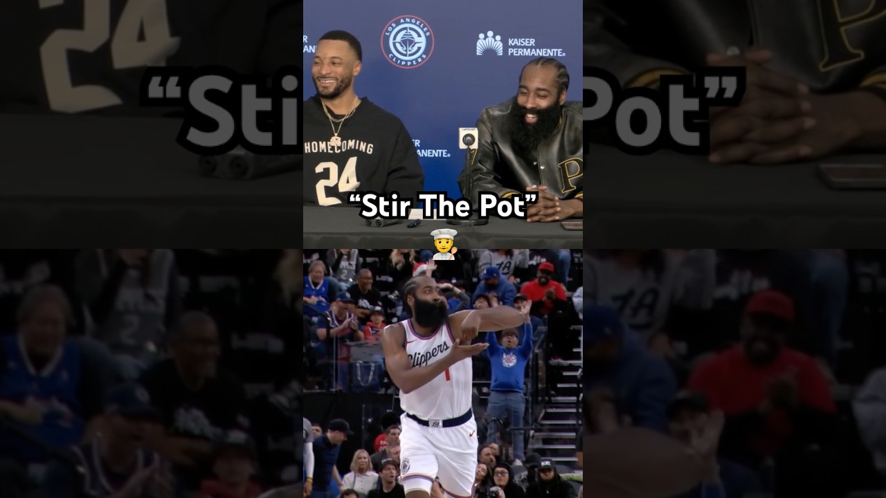 James Harden sounds off on breaking out his signature celly! 😂👨‍🍳|#Shorts