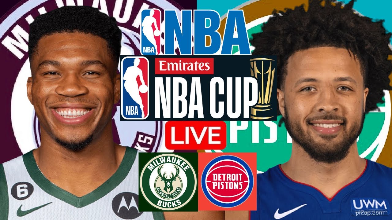 LIVE: MILWAUKEE BUCKS vs DETROIT PISTONS | NBA | PLAY BY PLAY | SCOREBOARD