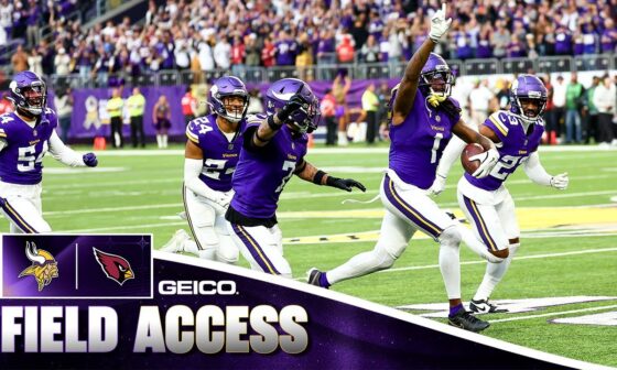 Vikings vs. Cardinals Week 13 Field Access