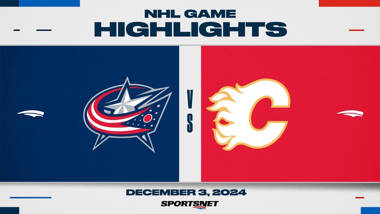 NHL Highlights | Blue Jackets vs. Flames - December 3, 2024