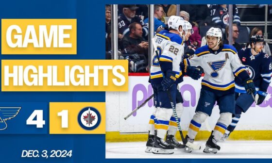 Game Highlights: Blues 4, Jets 1