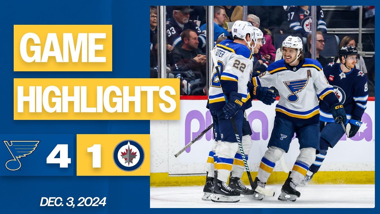 Game Highlights: Blues 4, Jets 1