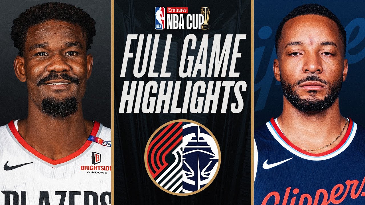 TRAIL BLAZERS at CLIPPERS | EMIRATES NBA CUP 🏆 | FULL GAME HIGHLIGHTS | December 3, 2024