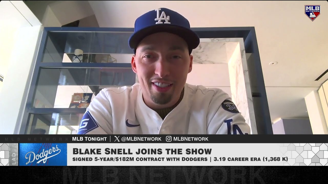 Blake Snell chats with us after signing with the Dodgers!