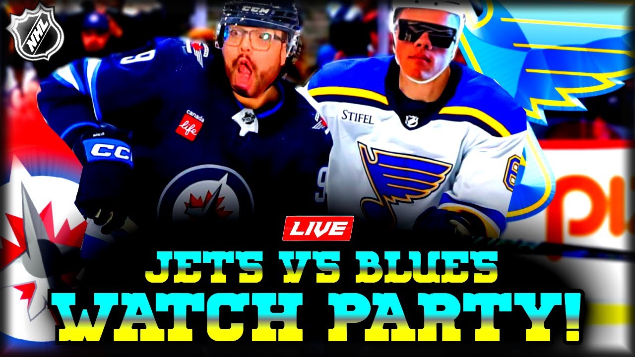 🔴 Winnipeg Jets vs St. Louis Blues LIVE Watch Party