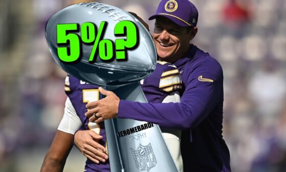 Minnesota Vikings Over 99% to Make the Playoffs, 5% to Win the Super Bowl!