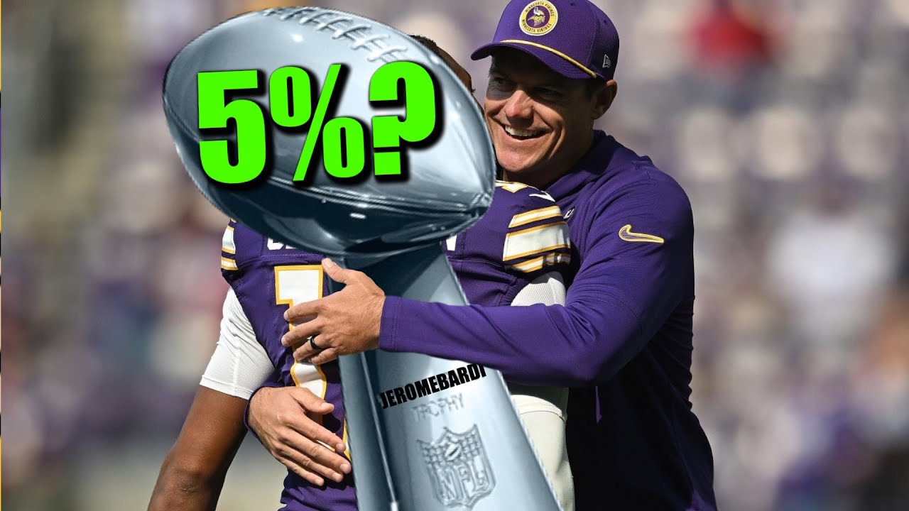 Minnesota Vikings Over 99% to Make the Playoffs, 5% to Win the Super Bowl!