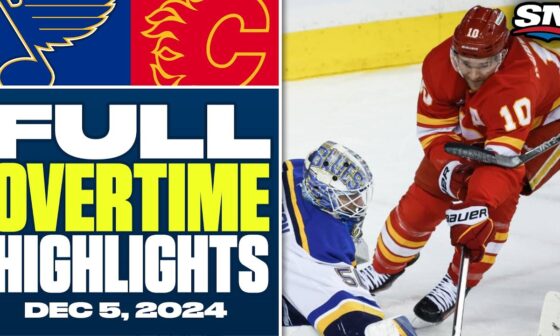 St. Louis Blues at Calgary Flames | FULL Overtime Highlights - December 5, 2024