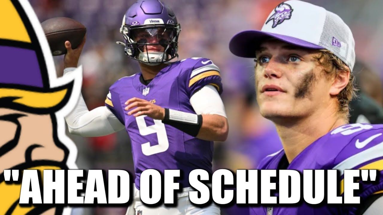 Minnesota Vikings QB JJ McCarthy's Knee is "Ahead of Schedule" 👀👀👀