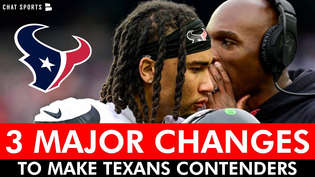 Houston Texans MUST FIX These 3 Problems Or Else They Are Screwed