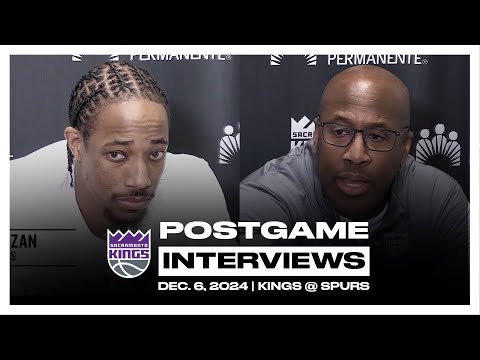 DeMar DeRozan & Coach Brown | Postgame Interviews 12.6.24