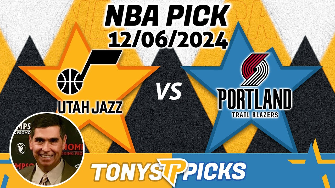 Utah Jazz vs. Portland Trail blazers Pick 12/6/24 NBA Prediction for Bet