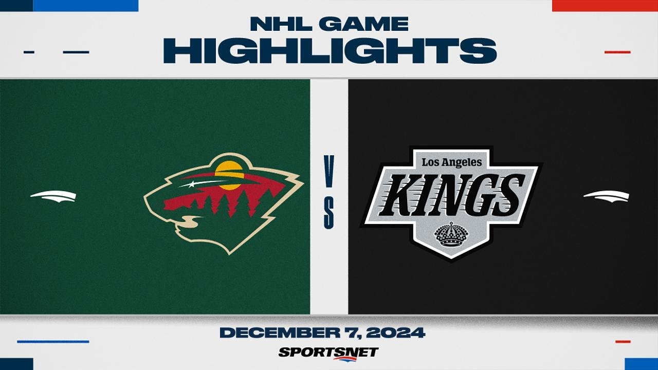 NHL Highlights | Wild vs. Kings - December 7, 2024