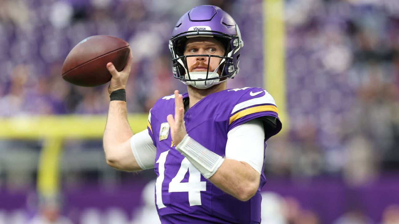 Sources -- Sam Darnold, Vikings haven't talked long-term deal