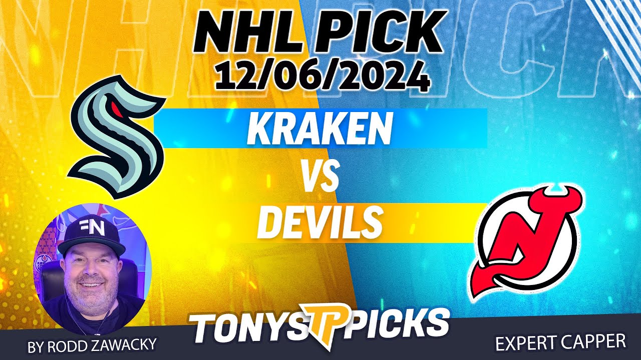 Seattle Kraken vs New Jersey Devils 12/6/24 NHL Pick Today