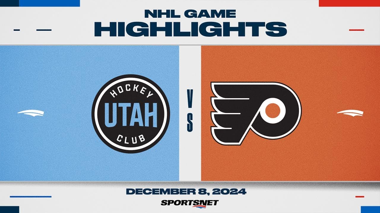 NHL Highlights | Utah HC vs. Flyers - December 8, 2024