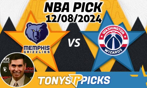 Memphis Grizzlies vs. Washington Wizards Pick 12/8/24 NBA Pick for Bet