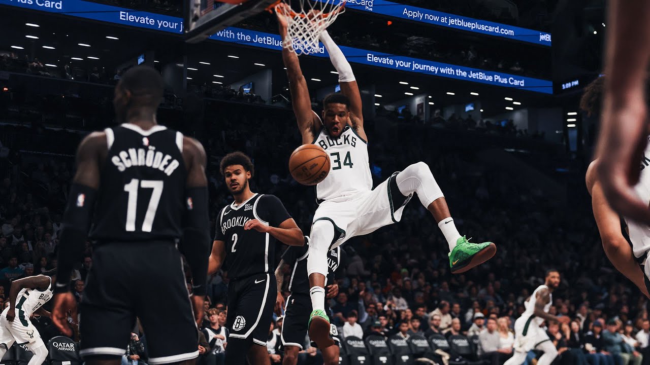 Highlights: Giannis Antetokounmpo Scores 34 Points vs. Nets | 12.08.24