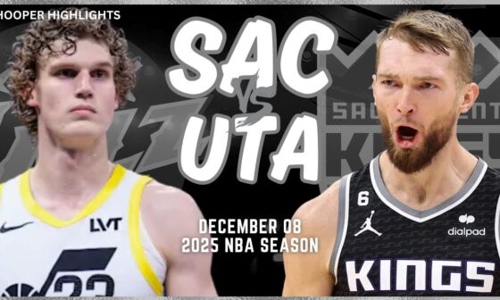 Sacramento Kings vs Utah Jazz Full Game Highlights | Dec 8 | 2025 NBA Season