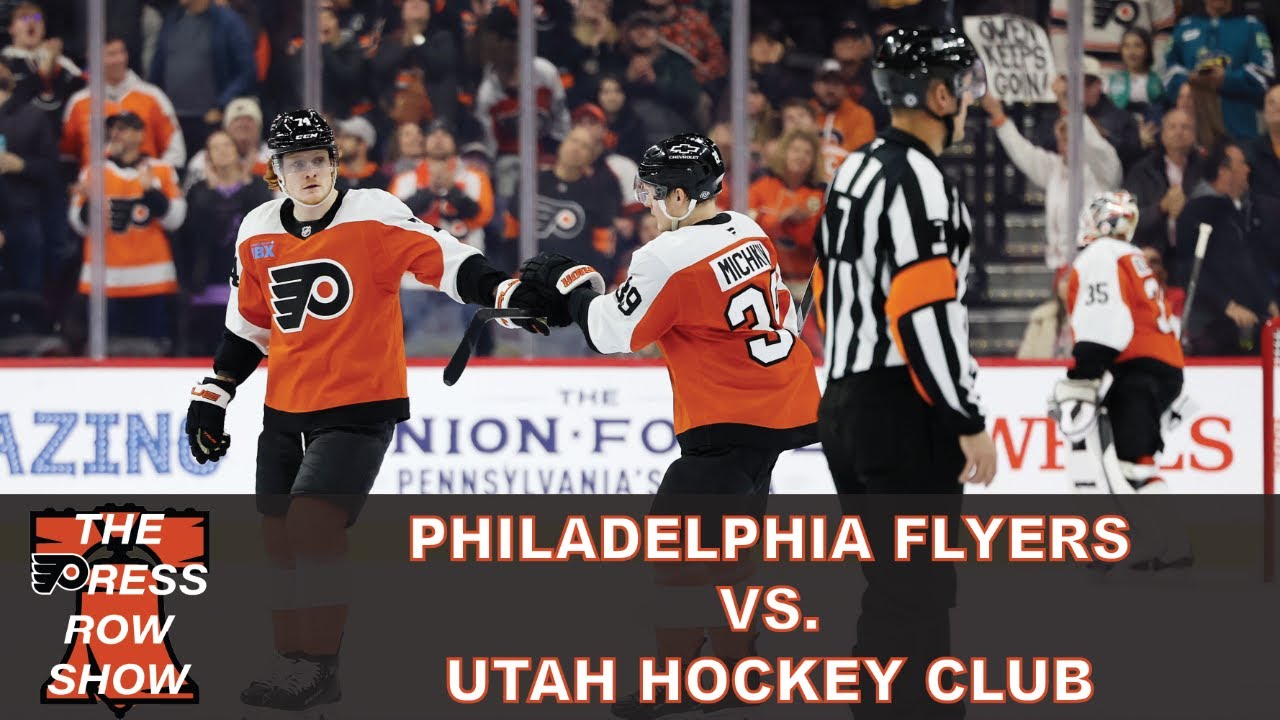 Philadelphia Flyers vs. Utah Hockey Club (12/8/24) - The Press Row Show: Pregame, INTs, Postgame