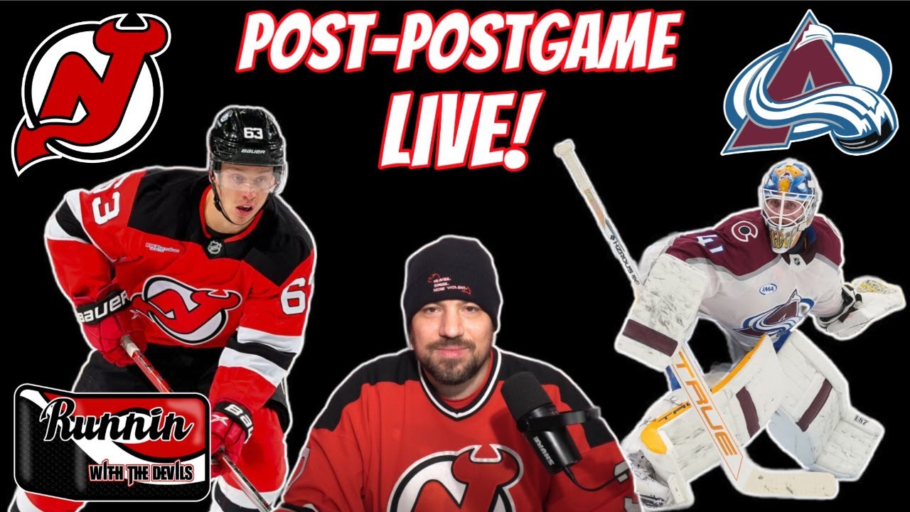 NJ Devils vs. Colorado Avalanche Post-Postgame LIVE! 12/8/24