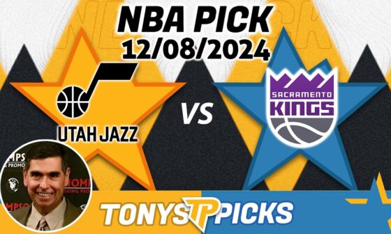 Utah Jazz vs. Sacramento Kings Pick 12/8/24 NBA Prediction Today