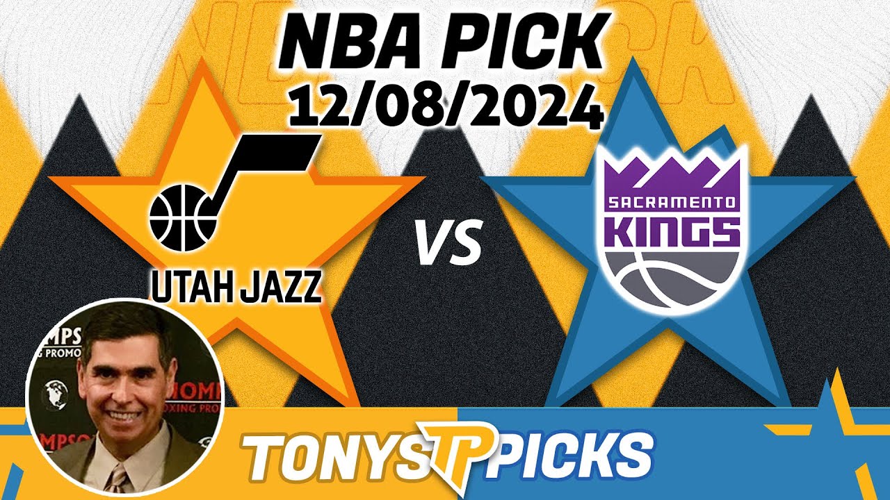 Utah Jazz vs. Sacramento Kings Pick 12/8/24 NBA Prediction Today