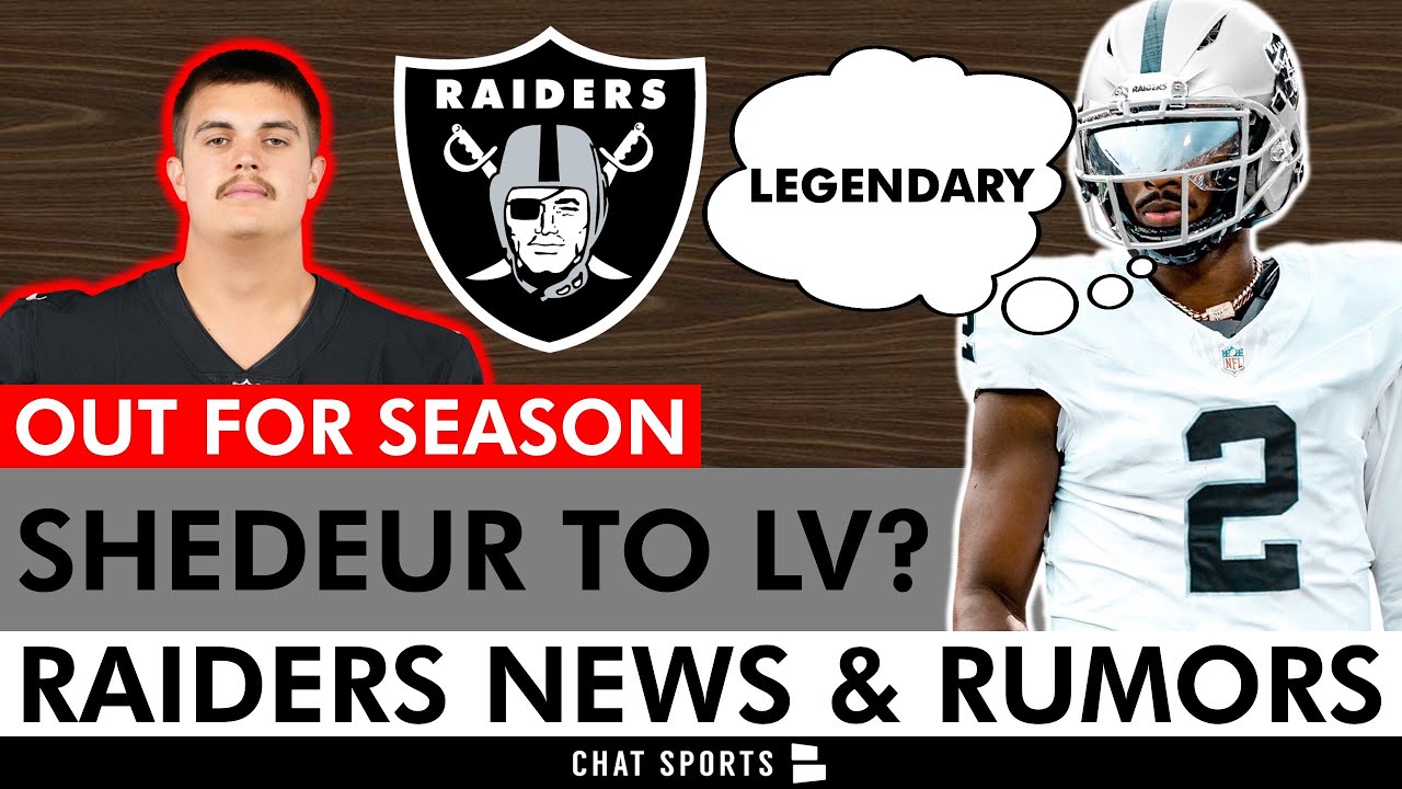 JUICY Raiders Rumors: Shedeur Sanders A Raider? Desmond Ridder Time After Aidan O’Connell Injury