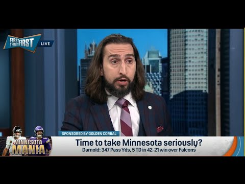 FIRST THINGS FIRST | Nick Wright RIPS Minnesota Vikings, Sam Darnold, NO CHANCE To Win Super Bowl