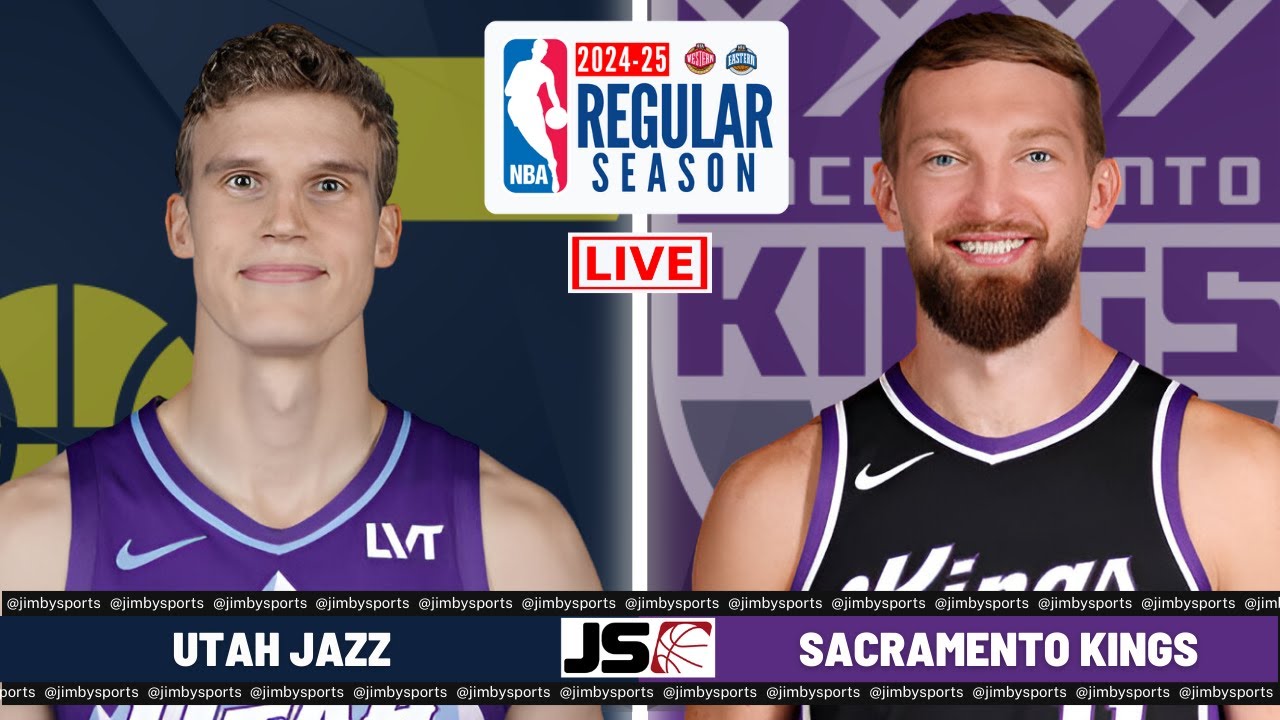 Utah Jazz Vs Sacramento Kings | NBA LIVE TODAY 2024 Full Game Scoreboard