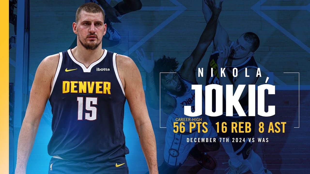 Nikola Jokić Historic Performance vs. Wizards | Full Game Highlights | 12/7/24