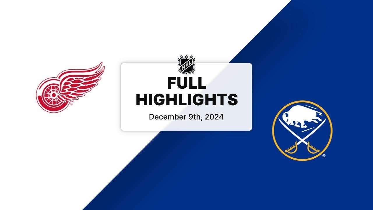 NHL Highlights | Red Wings vs. Sabres | December 09, 2024