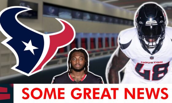 The Texans Just Got GREAT Injury News!