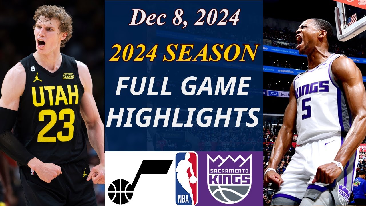 Utah Jazz Vs Sacramento Kings FULL Game HIGHLIGHTS | Dec 8, 2024 | NBA TODAY