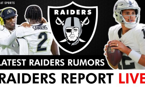 Raiders Rumors LIVE On Aidan O’Connell Injury, Deion Sanders, Shedeur Sanders & Antonio Pierce