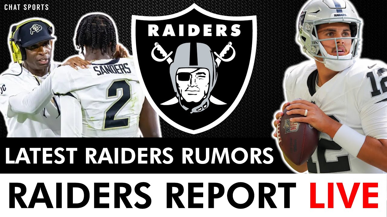 Raiders Rumors LIVE On Aidan O’Connell Injury, Deion Sanders, Shedeur Sanders & Antonio Pierce