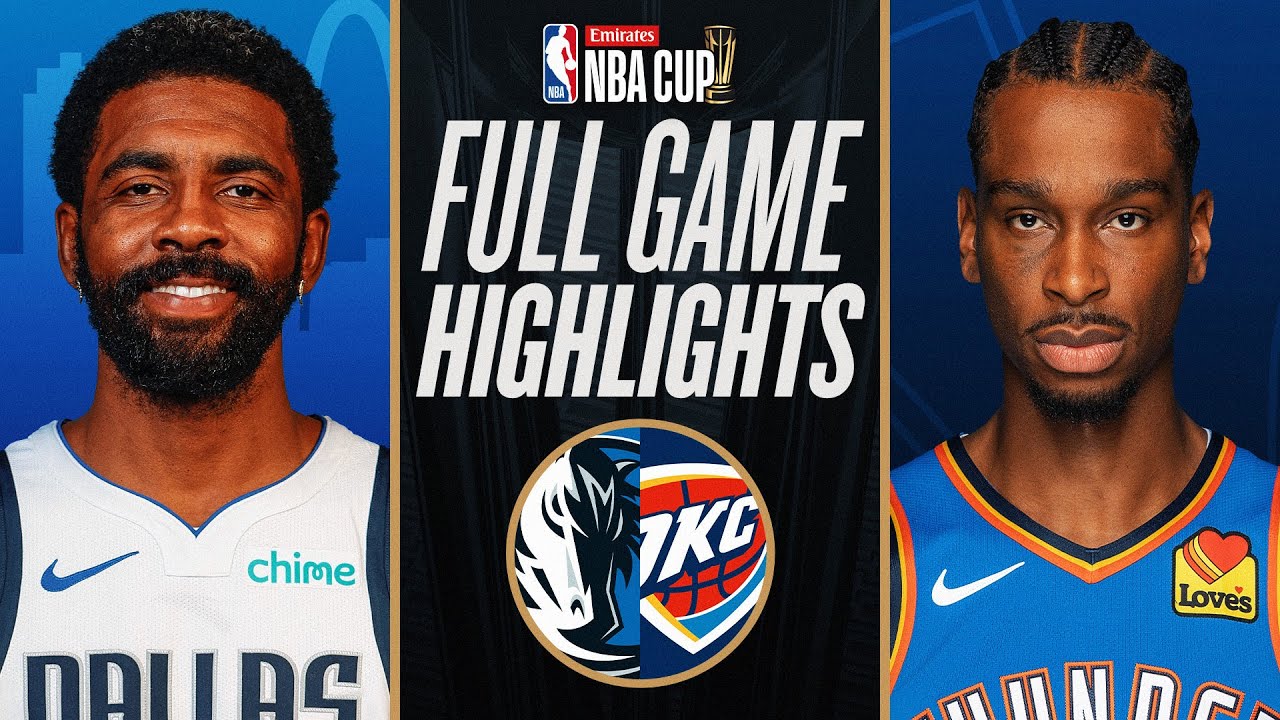 MAVERICKS at THUNDER | EMIRATES NBA CUP 🏆 | FULL GAME HIGHLIGHTS | December 10, 2024